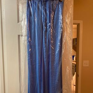 ZARA SILK DRAWSTRING PANTS